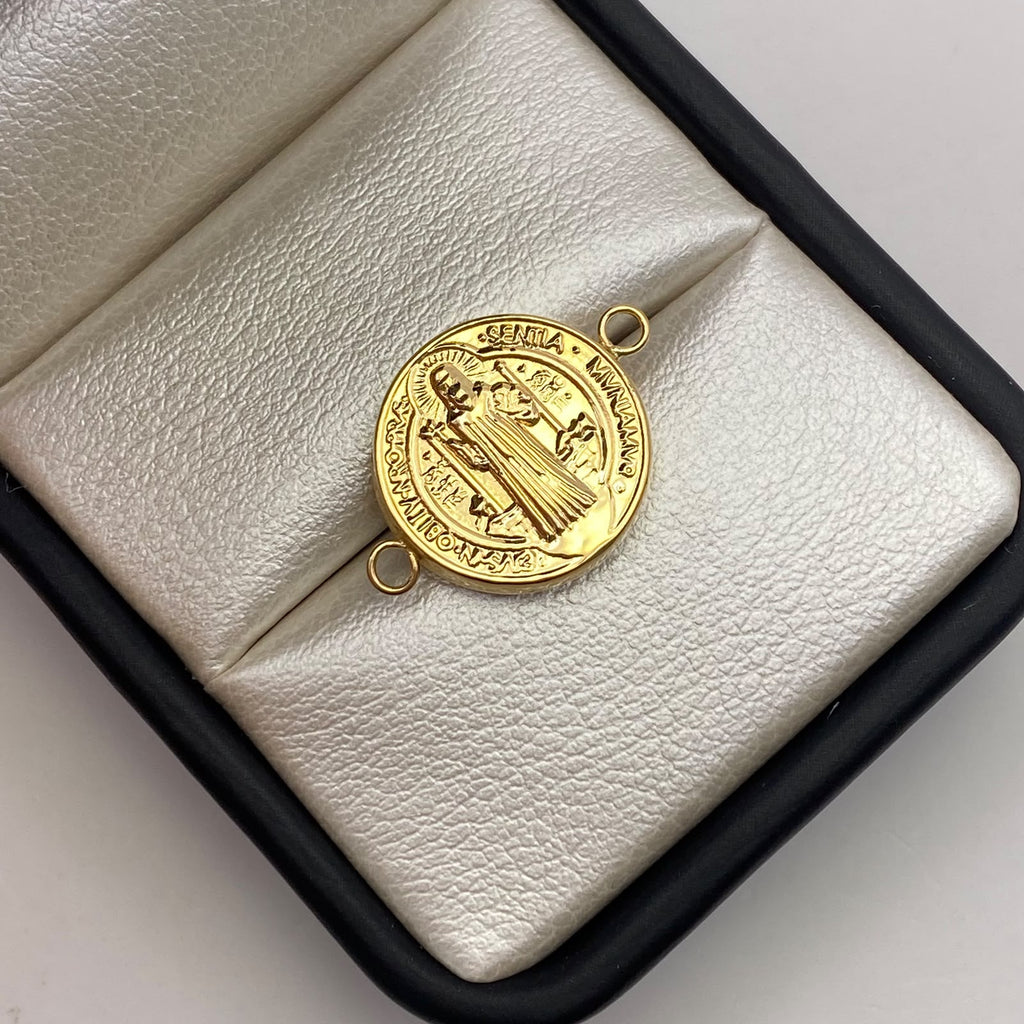 Herraje san benito Oro amarillo 18k 1,07 Gr / 2,2 Cm