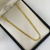 Cadena It china doble carril  Oro amarillo 18k +1 / 6,95 Gr / 4,1 mm / 60 Cm