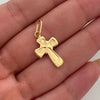 Dije cruz  Oro amarillo 18k 0,9 Gr / 4,55 mm / 2,6 Cm