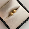 Topos Media Bola Diamantada 6mm Oro amarillo 18k 0,65 Gr
