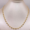 Cadena Gc liso Oro amarillo 18k 7,20 Gr / 4,5 mm / 45 Cm Broche 0,40