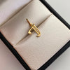 Dije Letra J Casting Oro amarillo 18k 0,8 Gr / 9,7 mm / 1,7 Cm