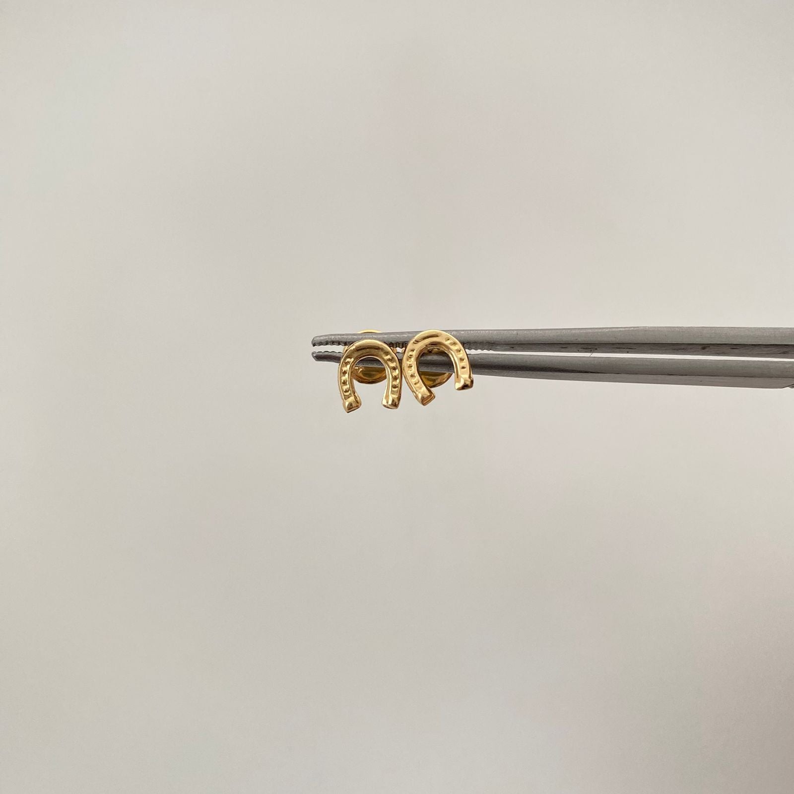 Topos Herradura de caballo Oro amarillo 18k 0,5 Gr / 0,6 mm