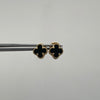 Topos Trebol Vc Negro Oro amarillo 18k 1,55 Gr / 6,3 mm
