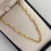 Cadena Rustica Diamantada Oro amarillo 18k 9,35 Gr / 4 mm / 60 Cm Broche 0,60