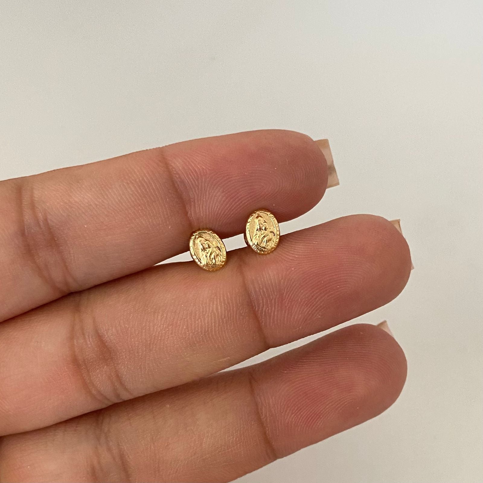 Topos virgen del carmen Oro amarillo 18k 0,65 Gr / 5,05 mm