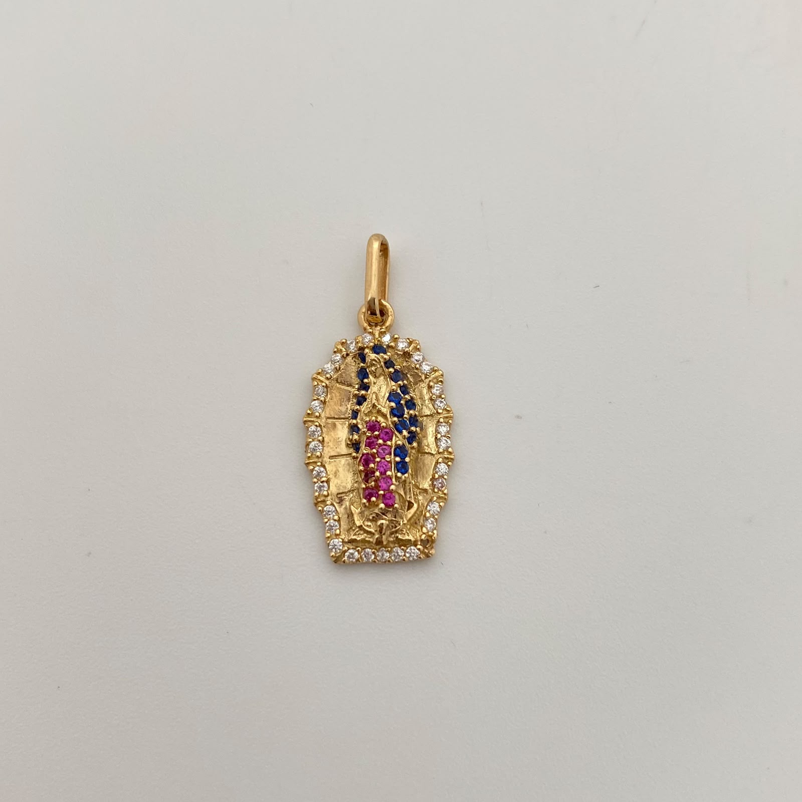 Dije Virgen de Guadalupe Casting Silueta Oro amarillo 18k 1,9 Gr / 13,3 mm / 2,5 Cm