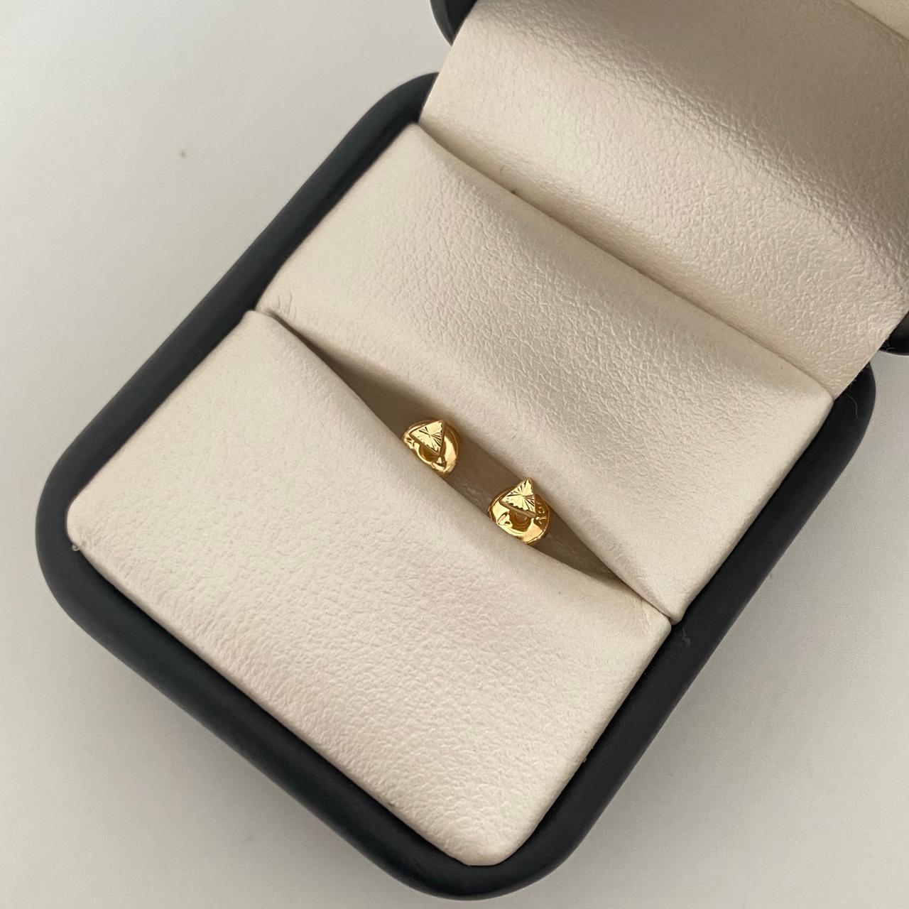 Topos triangulo diamantado Oro amarillo 18k 0,4 Gr / 3,1 mm