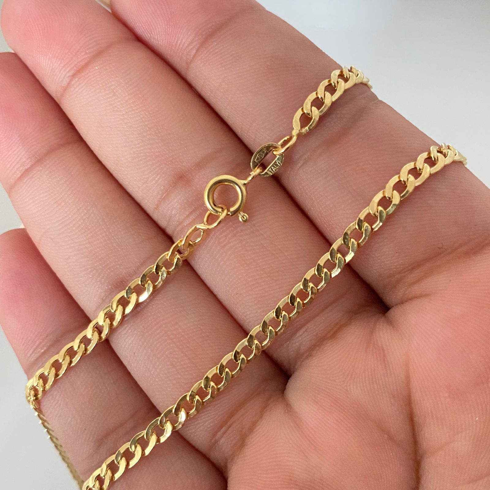 Cadena It cubana Oro amarillo 18k 6,7 Gr / 3,2 mm / 60 Cm