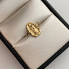 Herraje Virgen de Guadalupe Silueta Oro amarillo 18k 0,55 Gr / 1,5 Cm