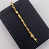 Pulso Rustico especial Oro amarillo 18k 10,60 Gr / 4,7 mm / 21,3 Cm Broche 0,40