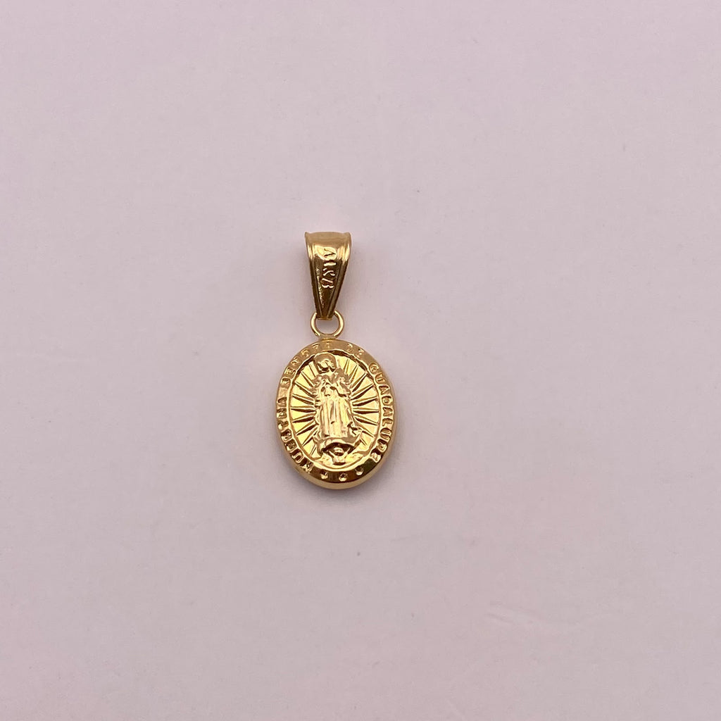 Dije Virgen de guadalupe Oro amarillo 18k 0,81 Gr / 10,4 mm / 2,1 Cm