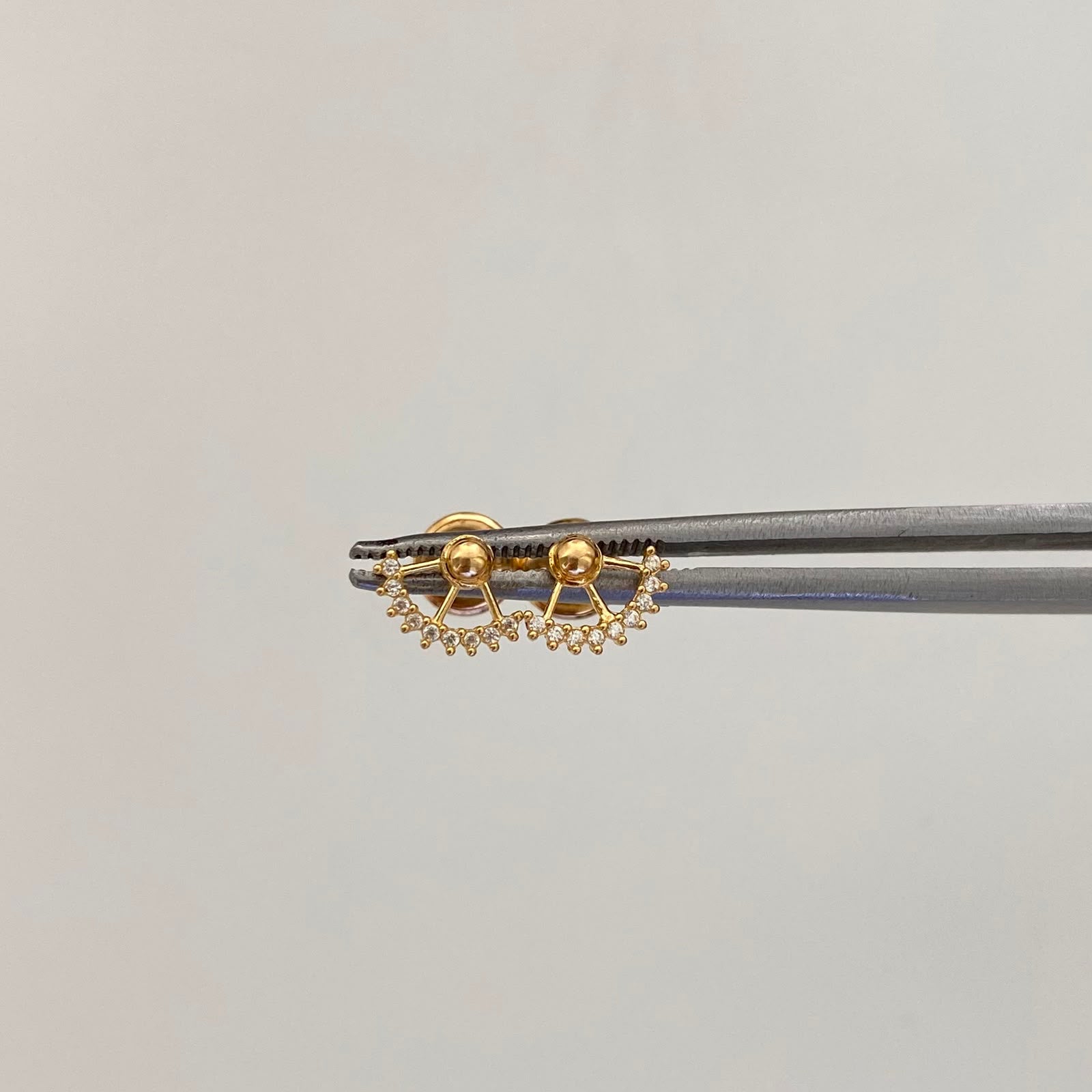Topos Abanico Casting Oro amarillo 18k 0,7 Gr / 7,8 mm