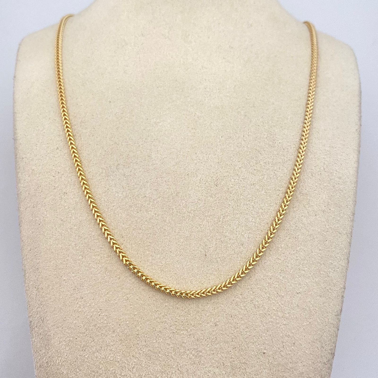 Cadena It tejido franco Oro amarillo 18k +1 / 6,15 Gr / 2 mm / 60 Cm