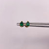Topos Circon verde Oro amarillo 18k 0,65 Gr / 3,7 mm