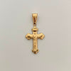 Dije Cruz Cristo Oro amarillo 18k 1,5 Gr / 17,7 mm / 3,6 Cm