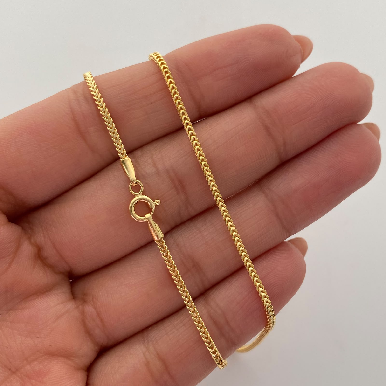 Cadena It Franco Oro amarillo 18k +1 / 4,45 Gr / 1,5 mm / 60 Cm