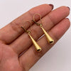 Candonga gota Oro amarillo 18k 0,88 Gr / 3,5 Cm