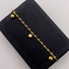 Tobillera gc corazón inflado Oro amarillo 18k 4,28 Gr / 3,2 mm / 28 Cm Broche 0,40
