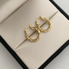 Candonga Entorchada Oro amarillo 18k 1,3 Gr / 1,5 Cm