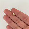 Herraje cilindro diamantado  Oro amarillo 18k 0,2 Gr / 0,5 Cm