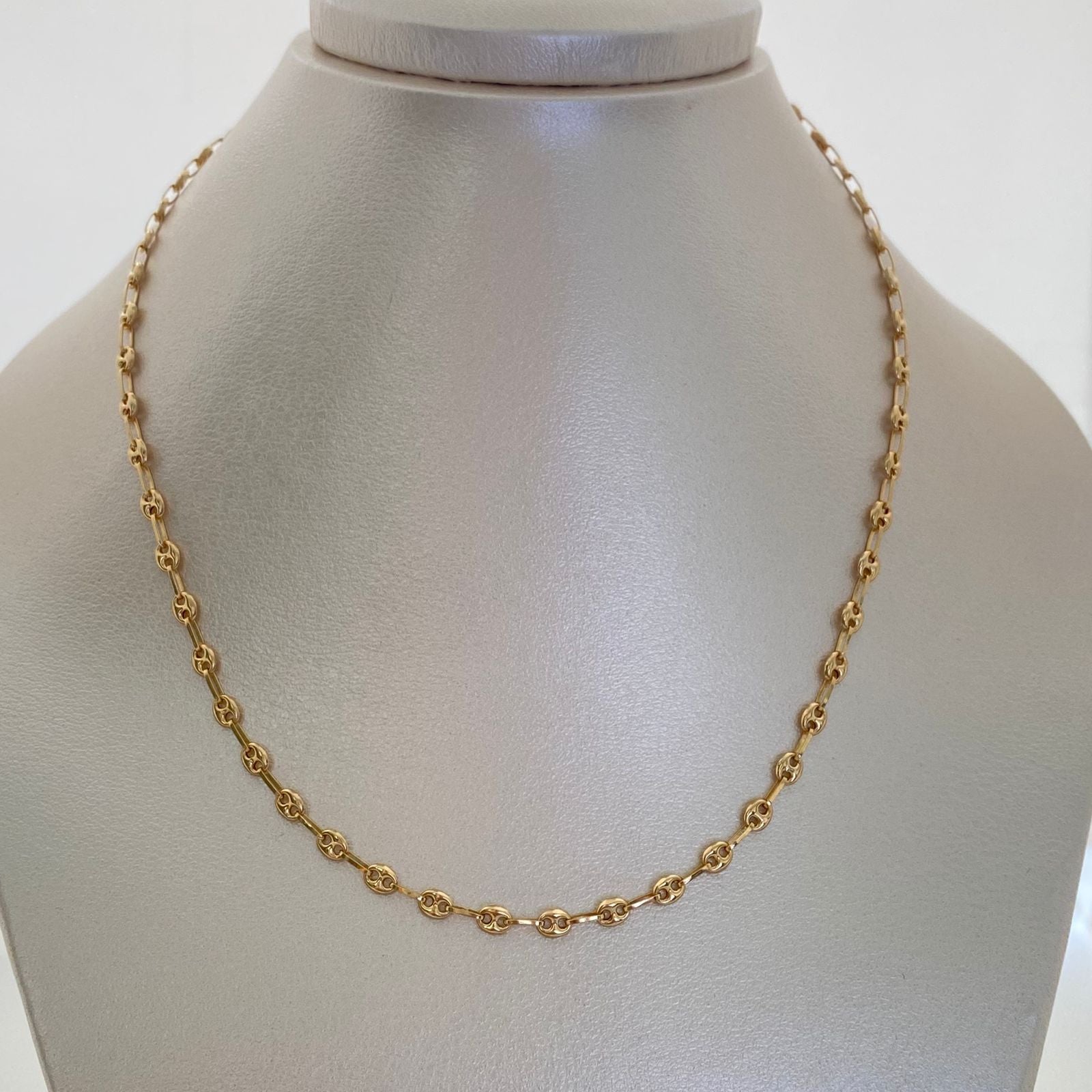 Cadena Baby Gc Oro amarillo 18k 4,70 Gr / 3,3 mm / 45 Cm Broche 0,30