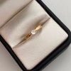 Anillo Solitario Oro amarillo 18k / Talla 5 3/4 / 1,15 Gr / 1,5 mm