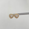 Topos Corazon Casting Blanco Oro amarillo 18k 2,9 Gr / 11,7 mm