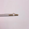 Anillo Solitario Oro amarillo 18k / Talla 6 1/2 / 1 Gr / 1,4 mm