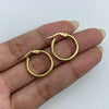 Candonga It delgada lisa Oro amarillo 18k 1,2 Gr / 2 Cm