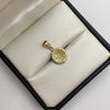 Dije San benito Oro amarillo 18k 0,75 Gr / 12,1 mm / 2,2 Cm