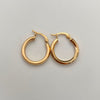 Candonga Lisa Oro amarillo 18k 1,45 Gr / 2 Cm