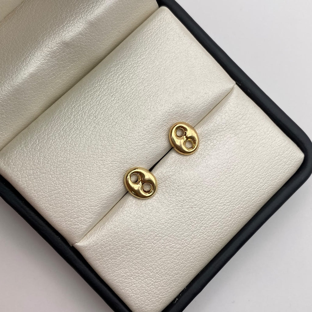 Topos Gc liso grande Oro amarillo 18k 0,8 Gr / 7,7 mm