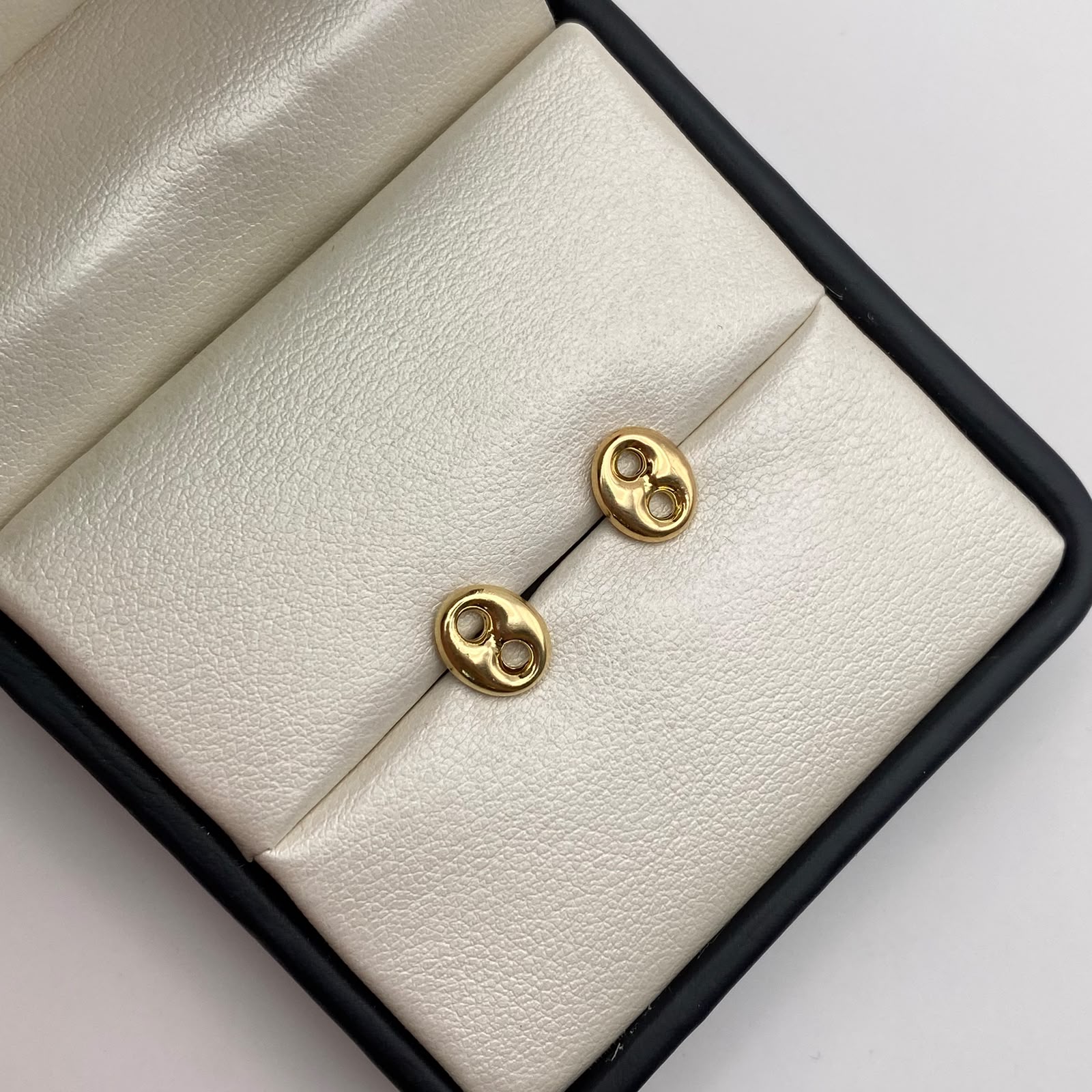 Topos Gc liso grande Oro amarillo 18k 0,75 Gr / 7,8 mm