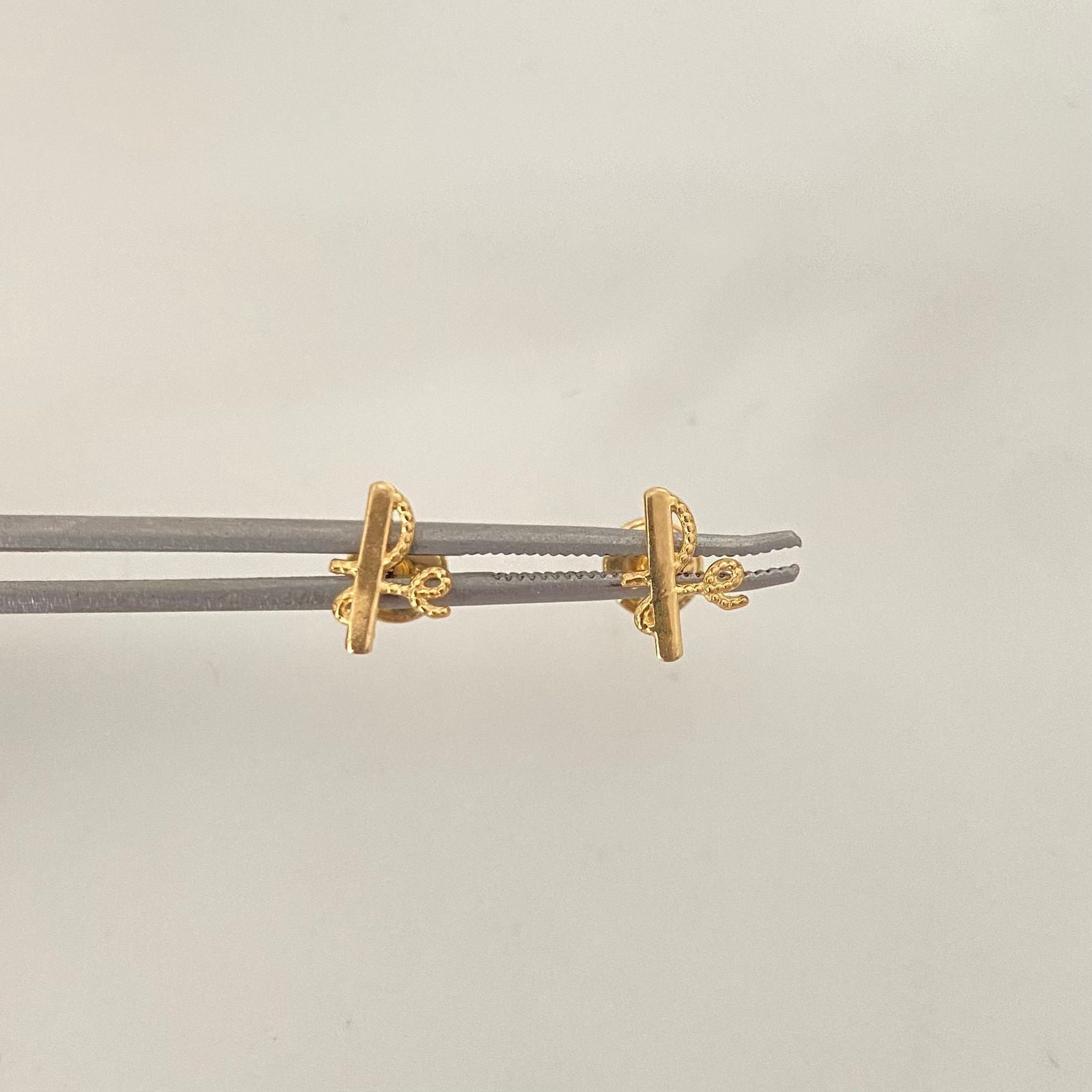 Topos fe Oro amarillo 18k 0,75 Gr / 6,2 mm