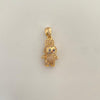 Dije caricatura LB casting rosa Oro amarillo 18k 6,4 Gr / 3,2 Cm