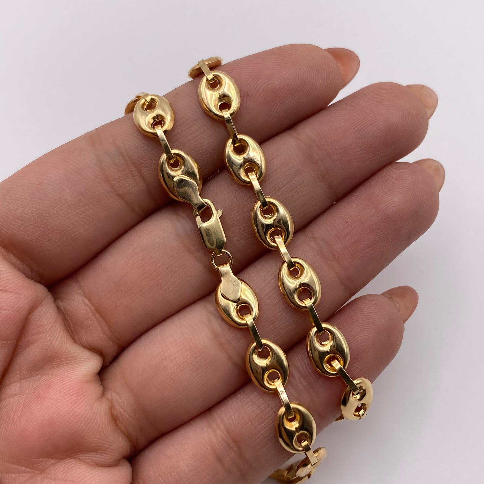 Cadena gc Oro amarillo 18k 14,10 Gr / 6,7 mm / 60 Cm Broche 0,60