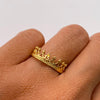 Anillo 15 Corona Oro amarillo 18k / Talla 7 / 1,65 Gr