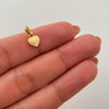 Dije Corazon Borde Oro amarillo 18k 0,3 Gr / 6 mm / 1,2 Cm