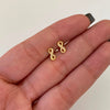 Topos Infinito Casting Oro amarillo 18k 0,75 Gr / 8 mm