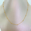 Cadena It Lluvia de Oro Oro amarillo 18k 1,25 Gr / 0,5 mm / 50 Cm