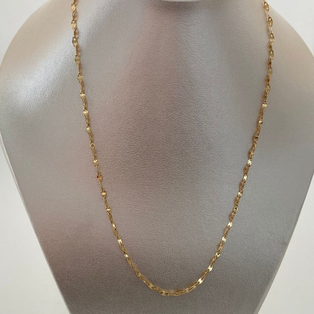 Cadena It escalera Oro amarillo 18k 1,75 Gr / 2,4 mm / 60 Cm