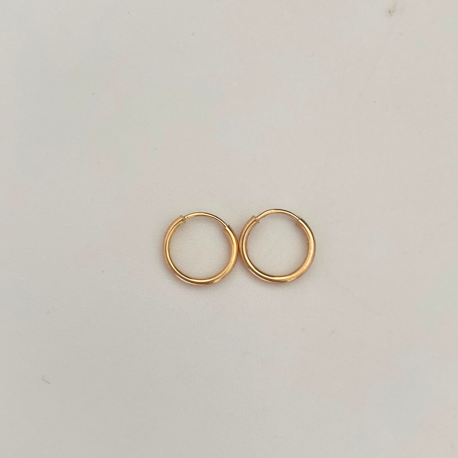 Candonga Imperdible Oro amarillo 18k 0,35 Gr / 0,7 Cm