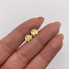 Topos Herradura con caballo Oro amarillo 18k 0,65 Gr / 6,9 mm