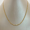 Cadena It Plana Diamantada Tres oros 18k 6,85 Gr / 2,7 mm / 60 Cm