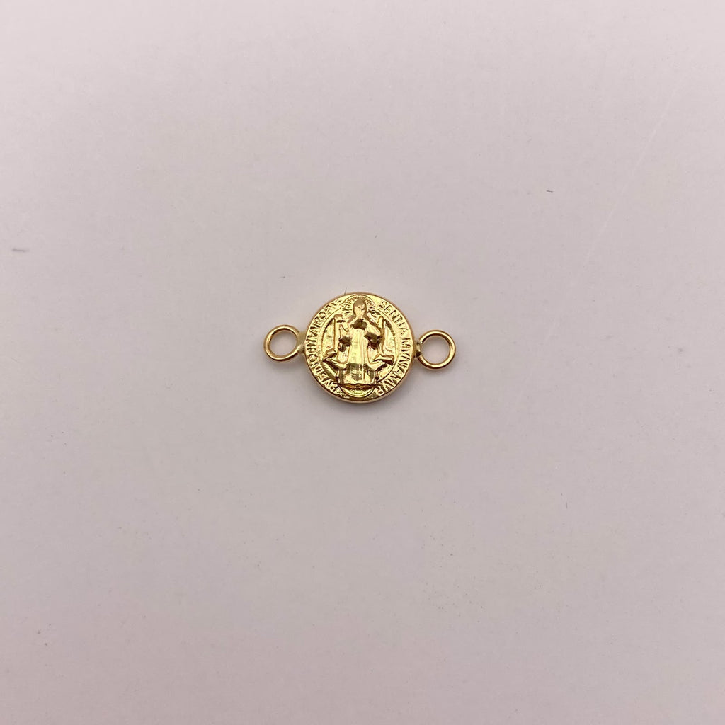 Herraje San benito Oro amarillo 18k 0,35 Gr / 1,5 Cm