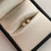 Topos Circon Blanco Oro amarillo 18k 0,45 Gr / 3 mm
