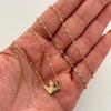 Cadena It Escalera + dije personalizado (por fabricacion) Oro amarillo 18k 2,7 Gr / 2,3 mm / 45 Cm