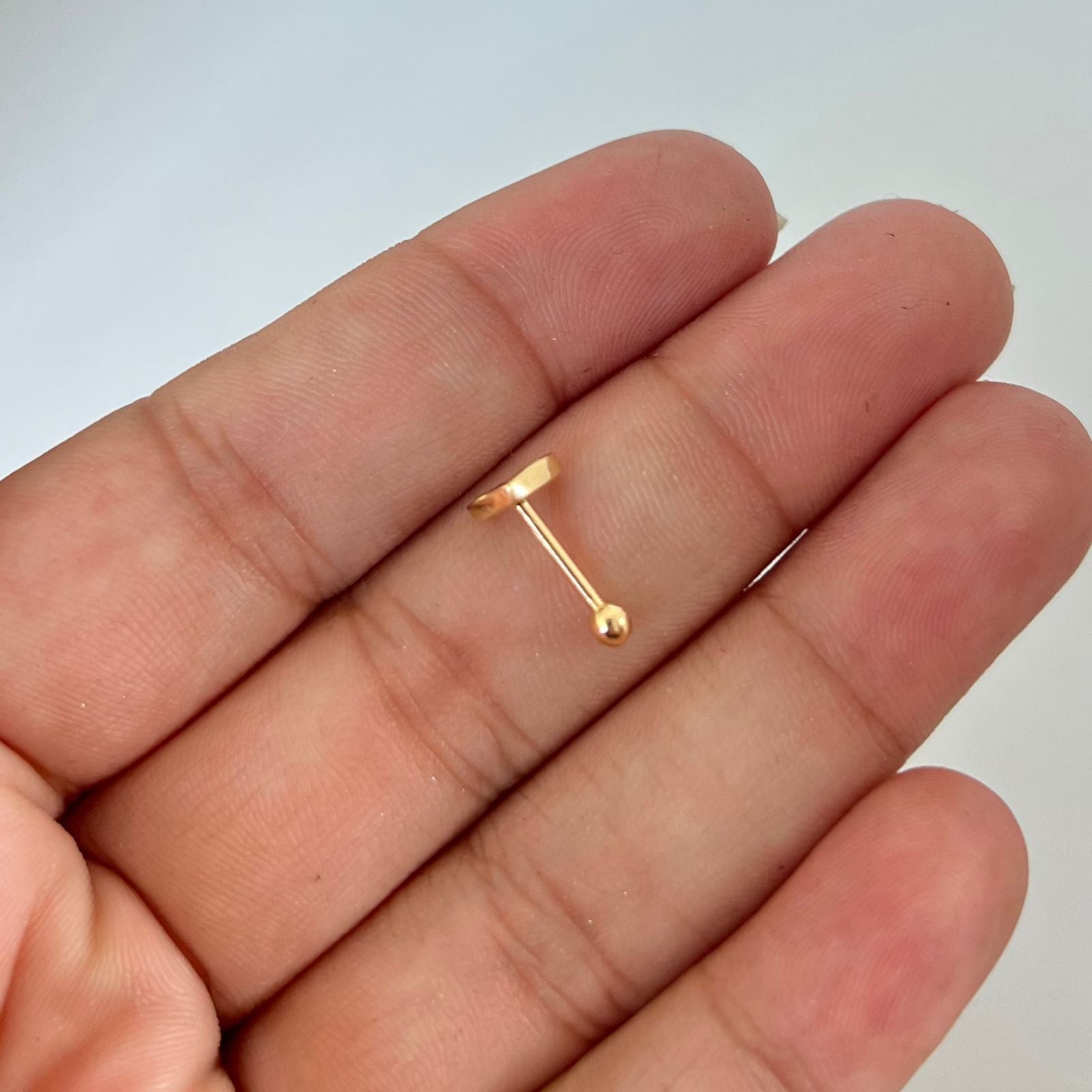 Piercing corazon casting (joya ) Oro amarillo 18k 0,65 Gr