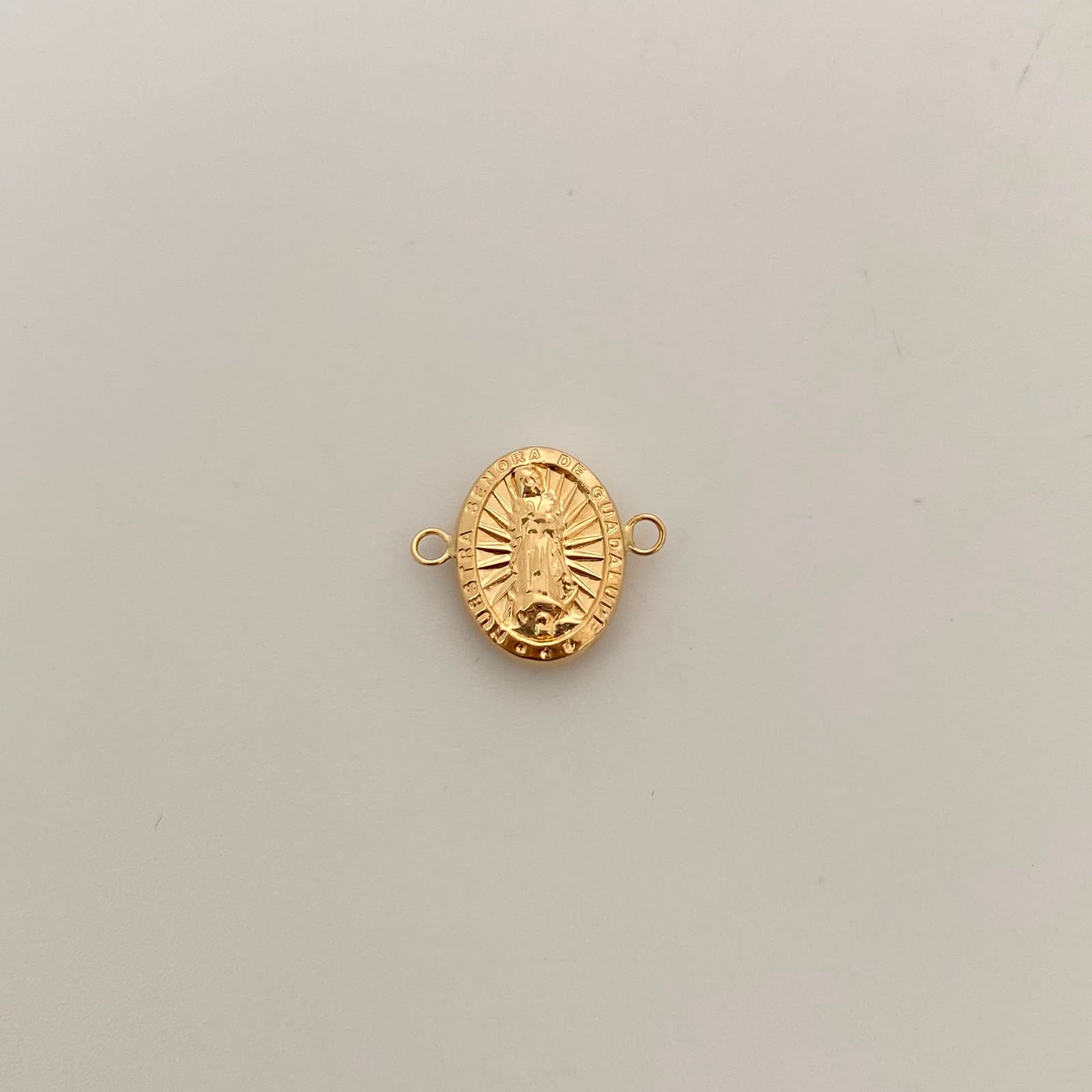 Herraje Virgen de Guadalupe Oro amarillo 18k 0,95 Gr / 1,7 Cm
